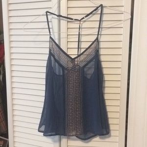 Brand new sheer tank top